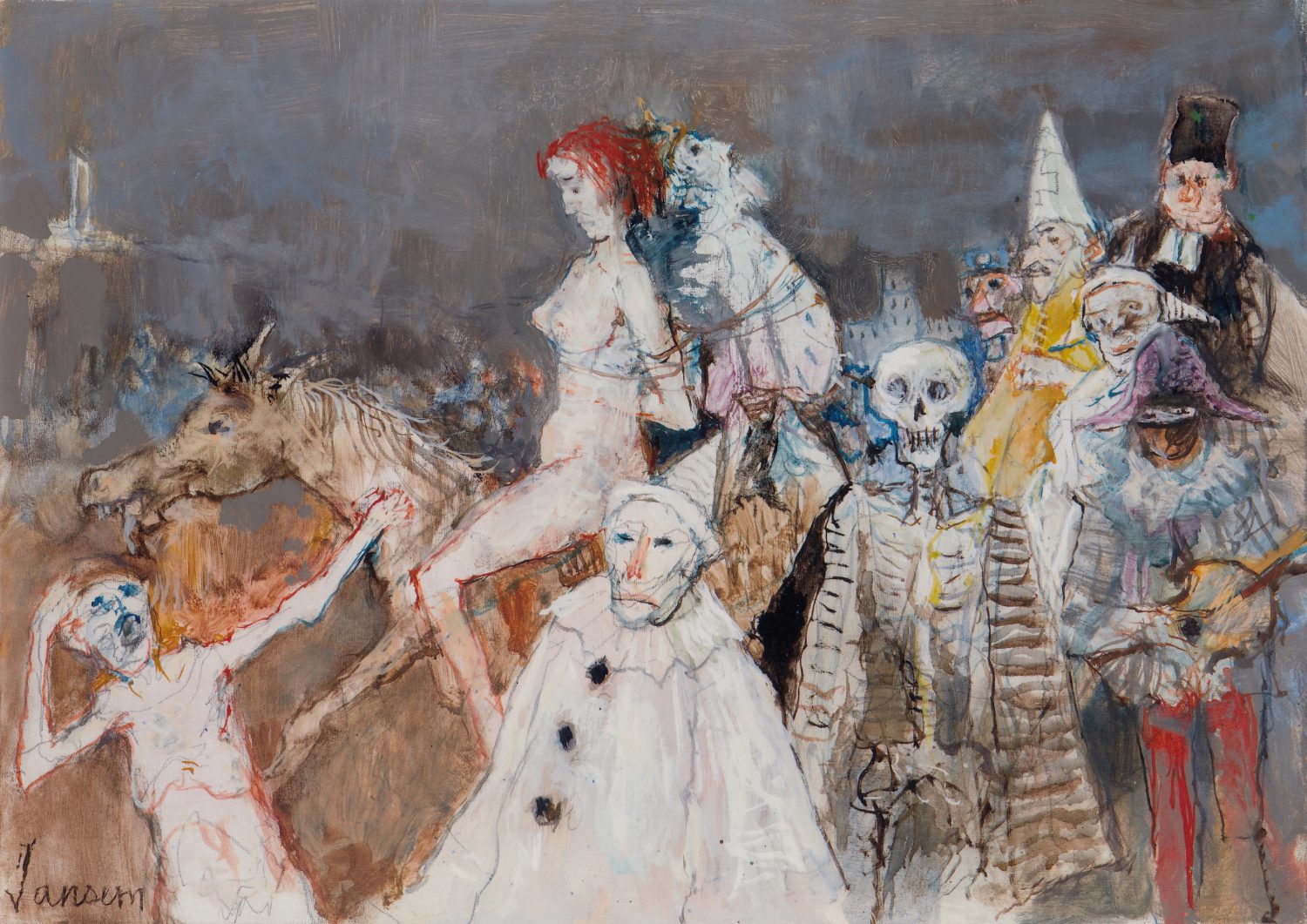 Jansem Vers l'Echafaud 33x46 1998